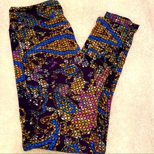 LuLaRoe OS legging LIKE NEW